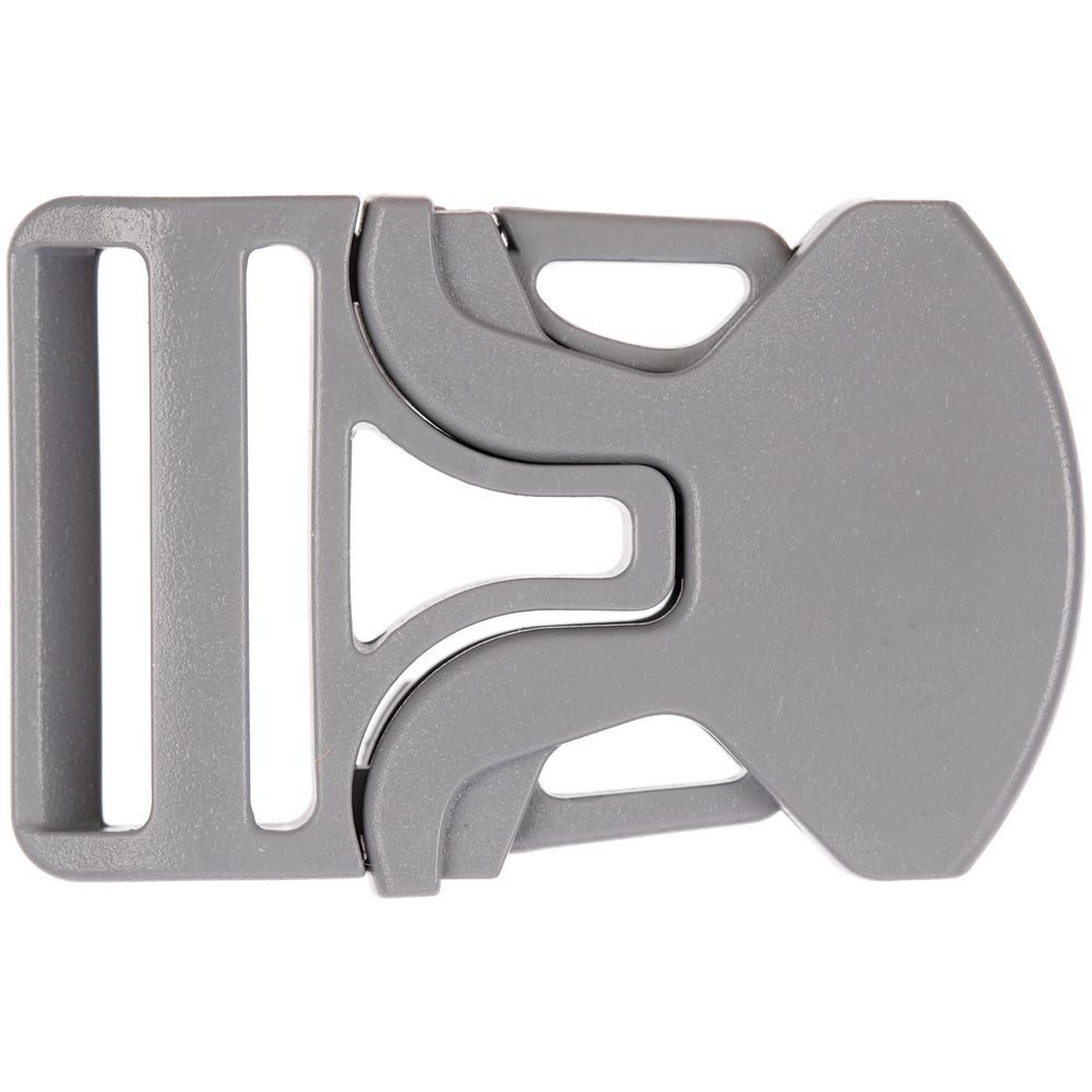 Застежка-пряжка односторонняя Triden, серый с логотипом
