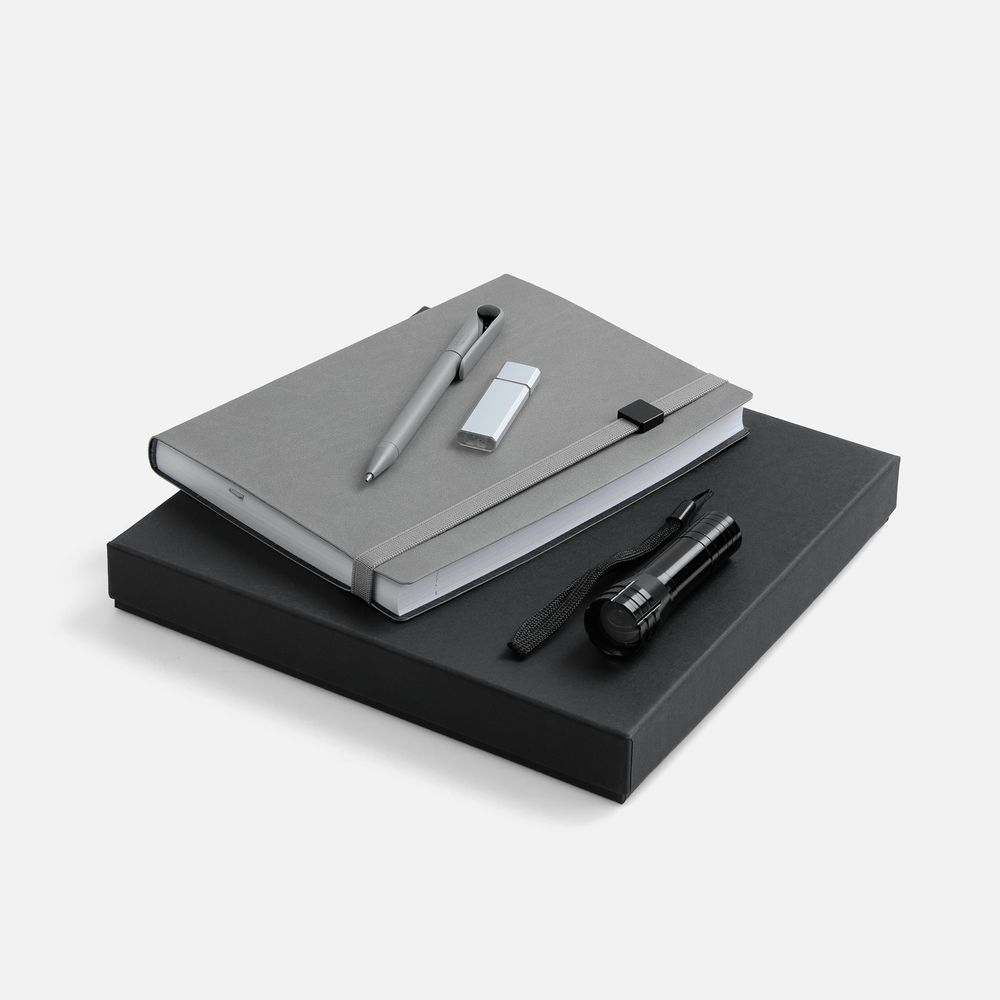 Набор Vivid Maxi, серый с логотипом