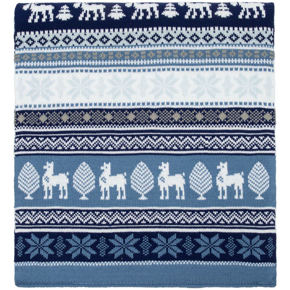 Шарф Mirakler, синий с логотипом