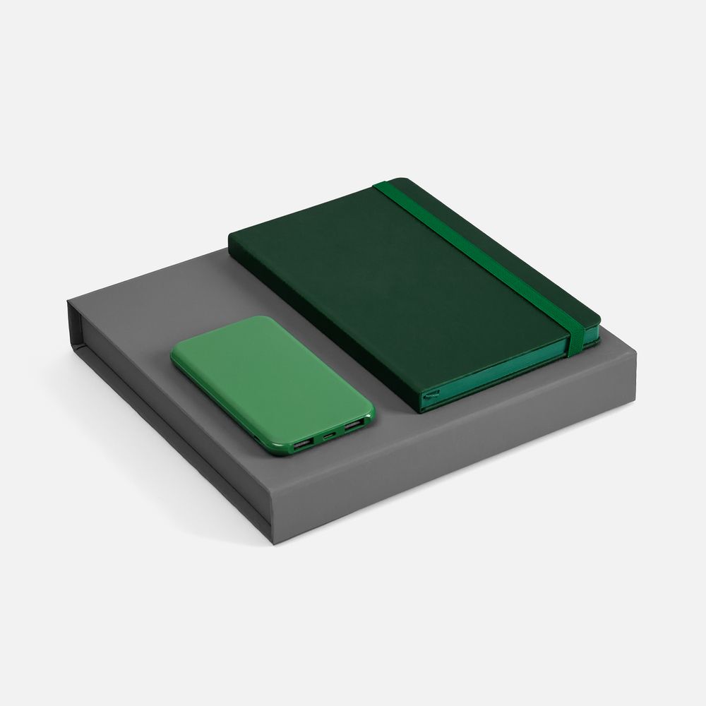 Набор Shall Energy, зеленый с логотипом