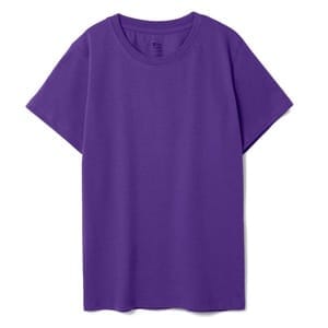 Футболка детская T-Bolka Kids, фиолетовая с логотипом
