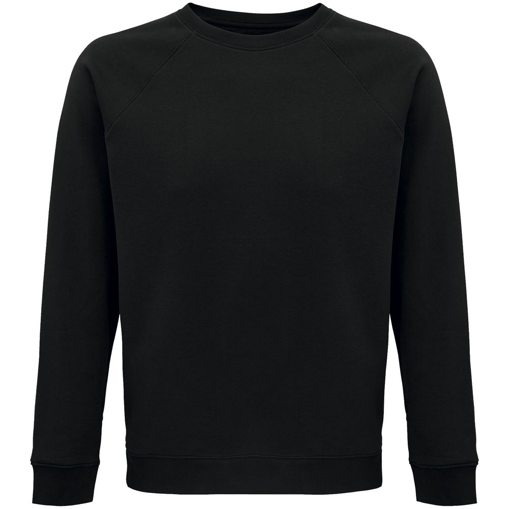 Свитшот унисекс Space, черный с логотипом