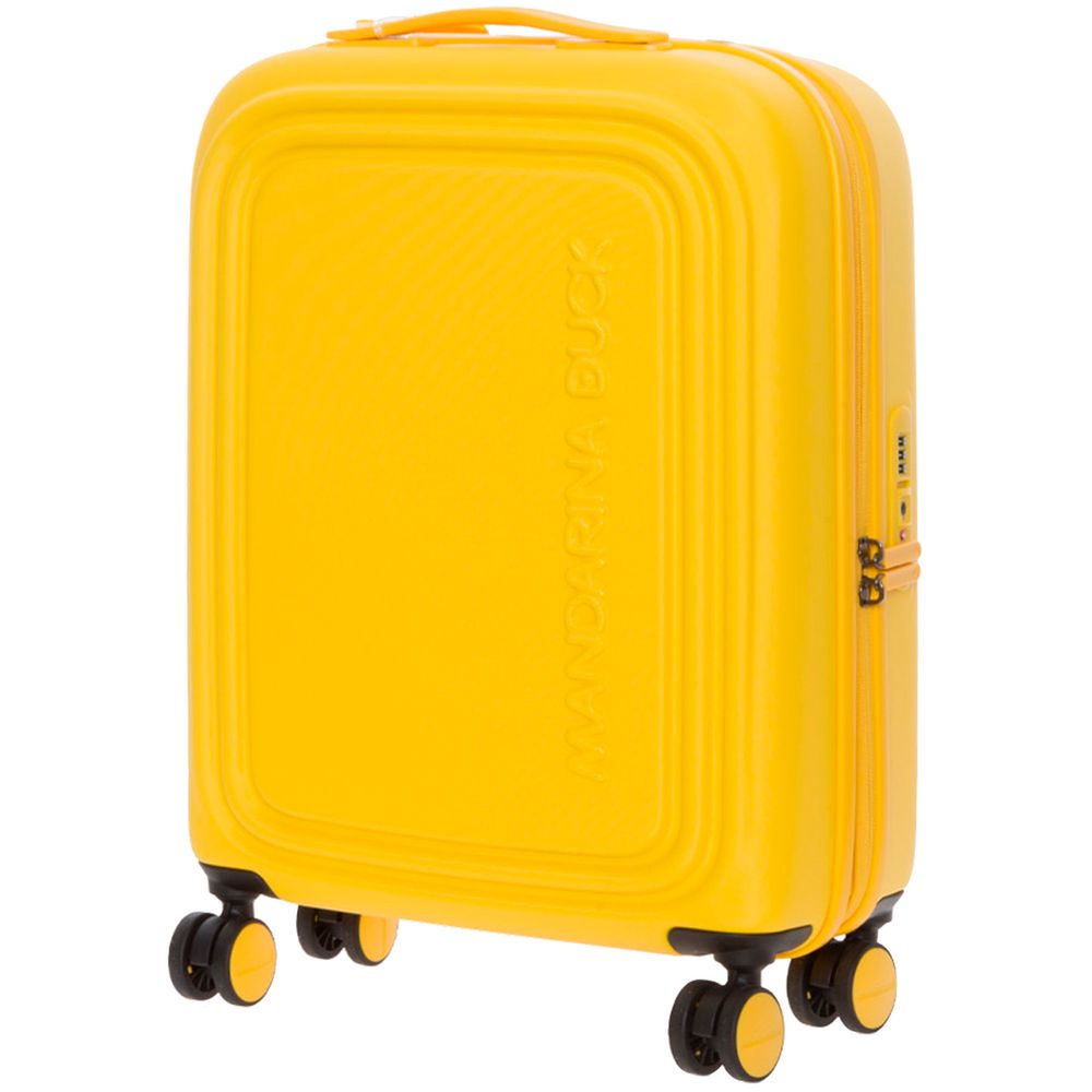 Чемодан Logoduck S, желтый с логотипом