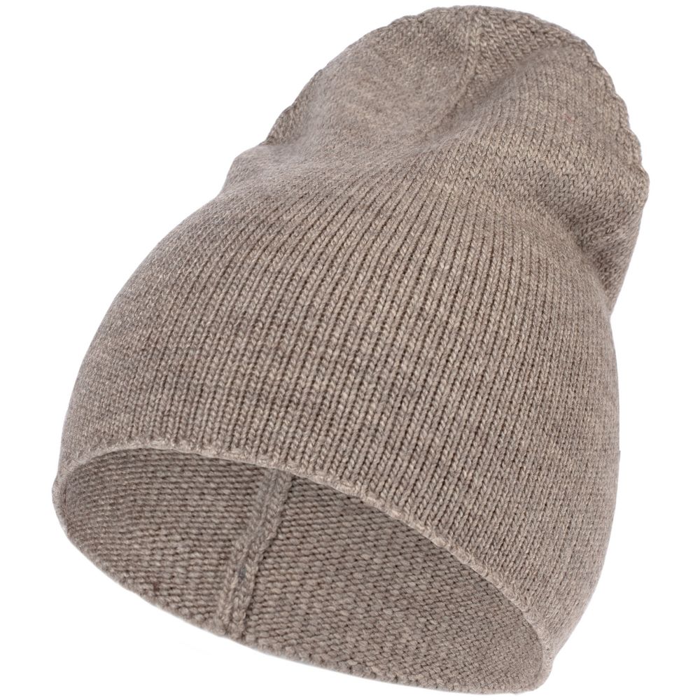 Шапка Dalia, светло-коричневая с логотипом