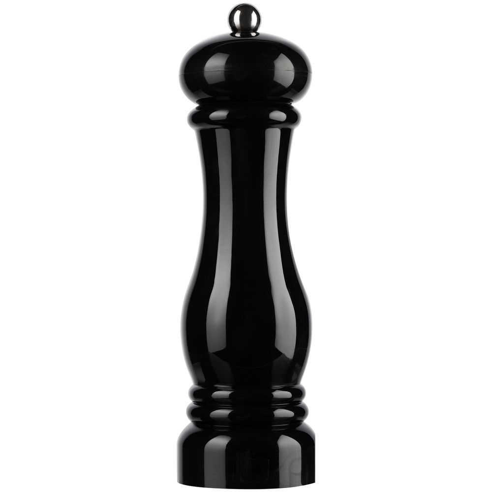 Механическая мельница для специй Gambit, черная с логотипом