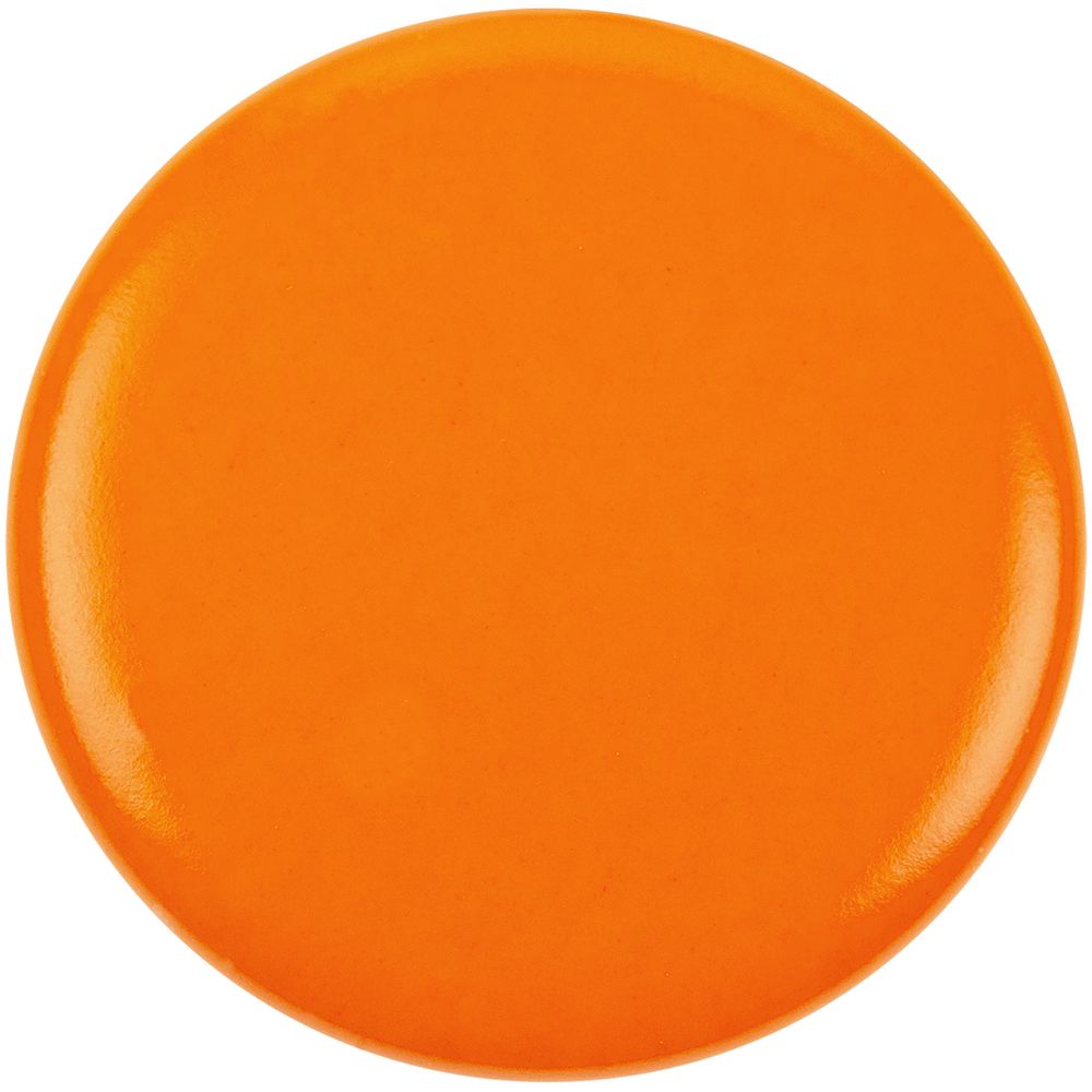 Кнопка Clavis, M, оранжевый неон с логотипом