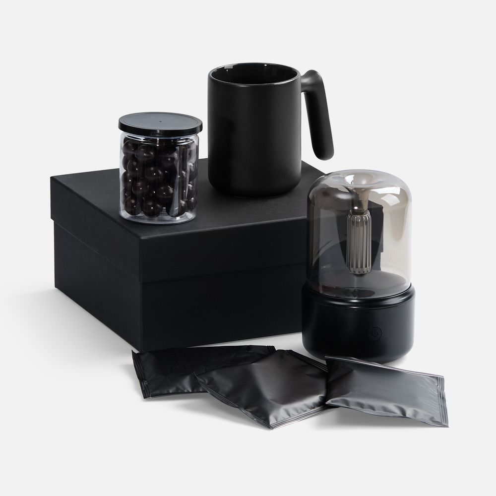 Набор «Микроклимат», черный с логотипом