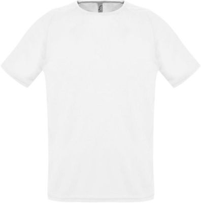 Футболка унисекс Sporty 140 белая, размер XXs Футболка унисекс Sporty 140 белая, размер XXs
