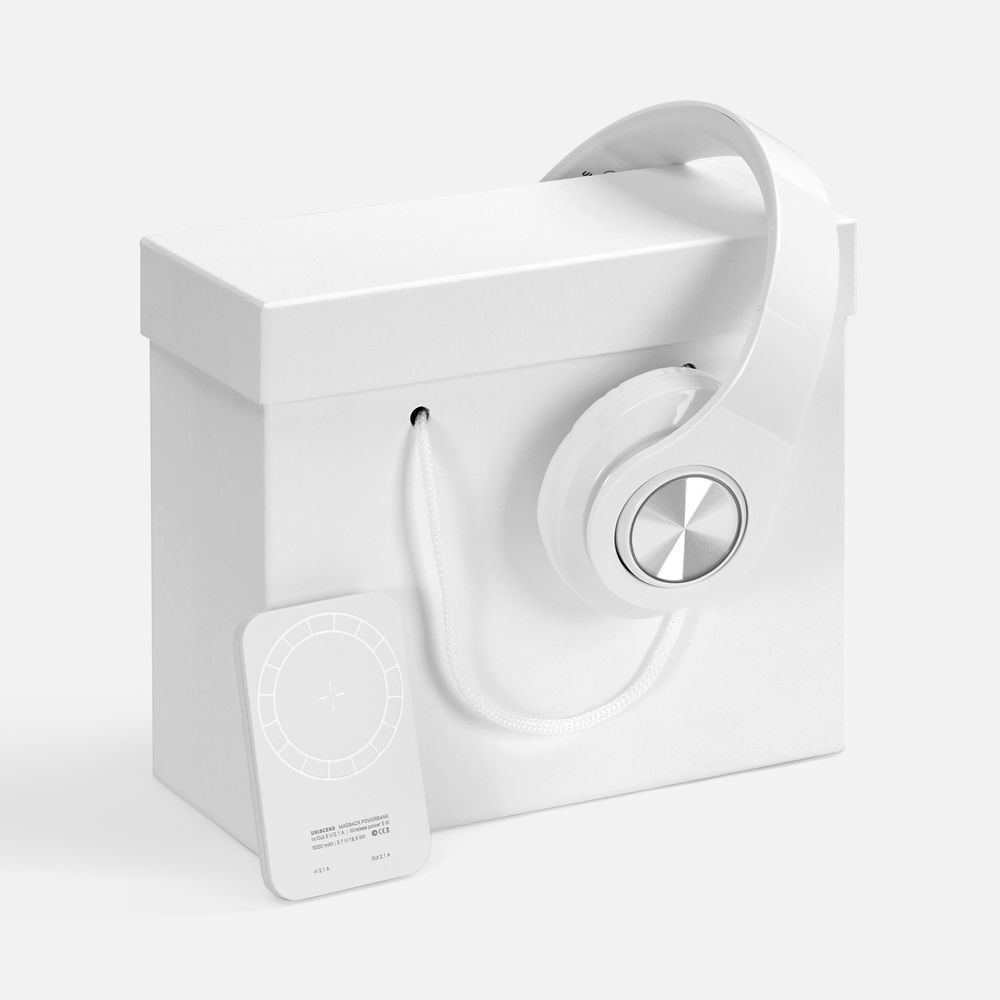 Набор SoundMind, белый с логотипом