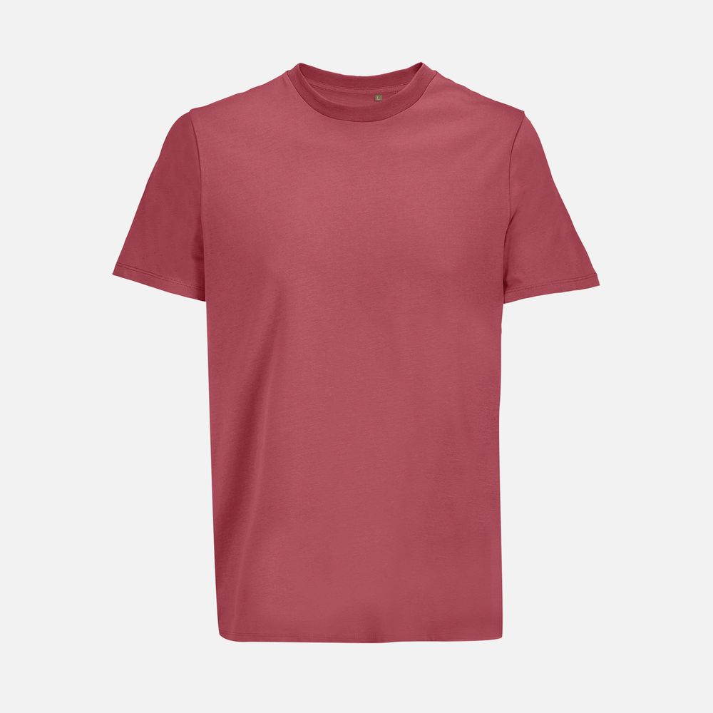 Футболка унисекс Legend, розовая (лососевая) с логотипом