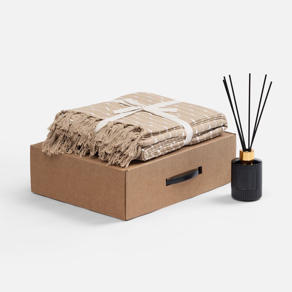 Набор Aliento, бежевый с логотипом