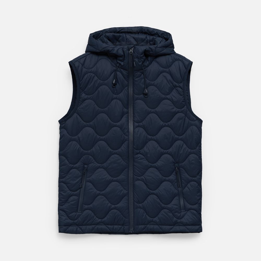 Жилет унисекс Tarnaby, темно-синий с логотипом