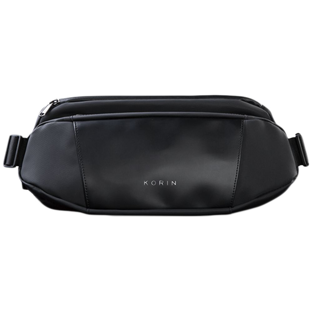 Сумка кросс-боди FlipSling, черная с логотипом