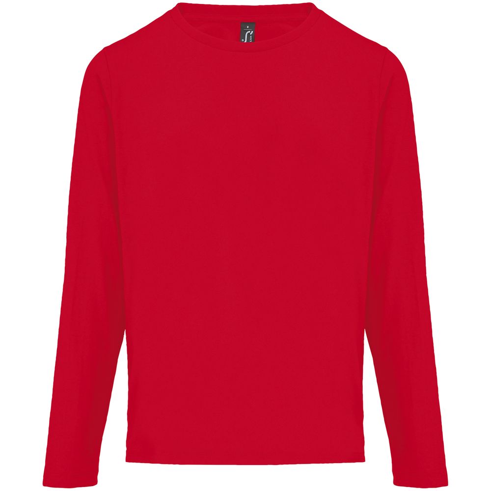 Футболка с длинным рукавом женская Monarch Women, красная с логотипом