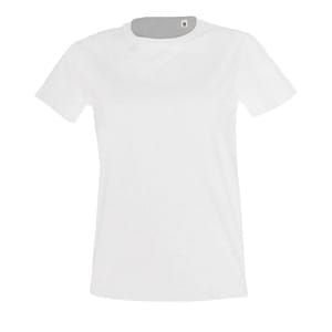 Футболка женская Imperial Fit Women, белая с логотипом
