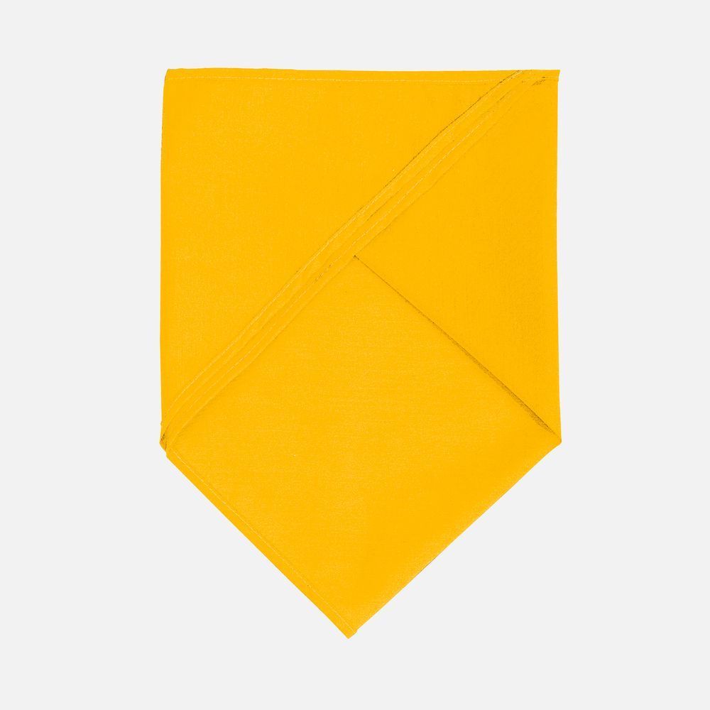 Аксессуары с печатью логотипа. Шейный платок Bandana по цене 179 ₽ руб. (артикул 01198301TUN) Шейный платок Bandana, желтый