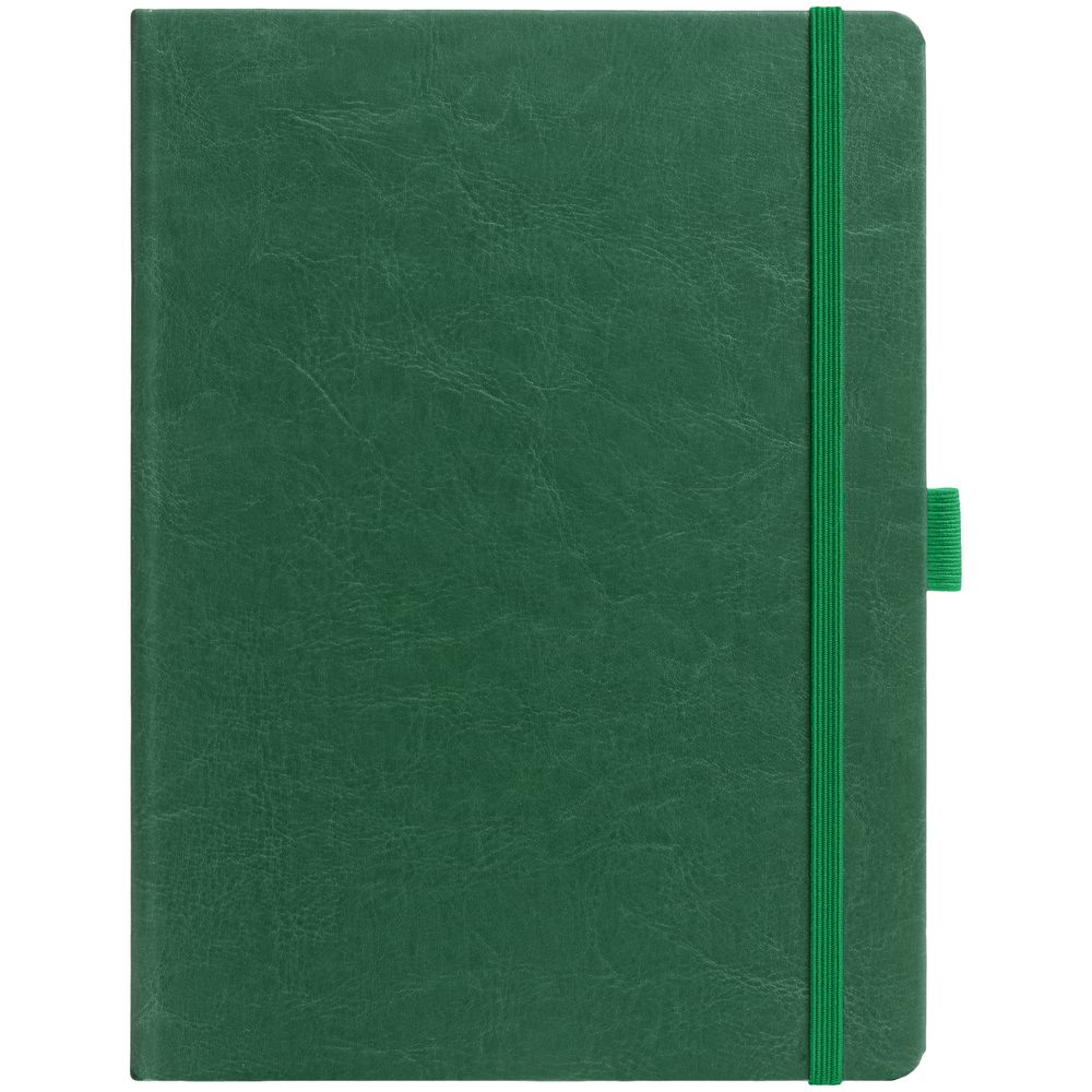 Еженедельник Lucky, недатированный, зеленый с логотипом