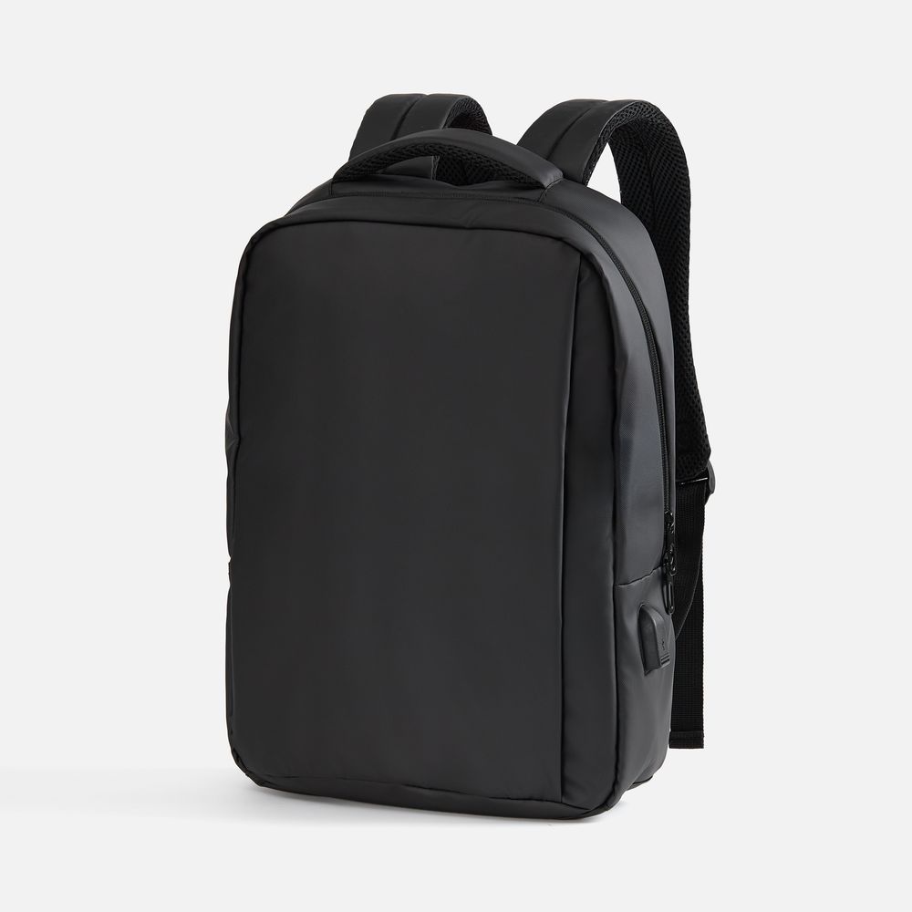 Рюкзак для ноутбука Belp, черный с логотипом