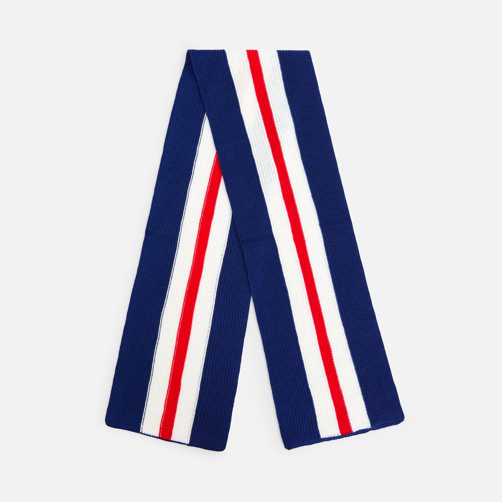 Шарф Winwear, темно-синий (кобальт) с логотипом