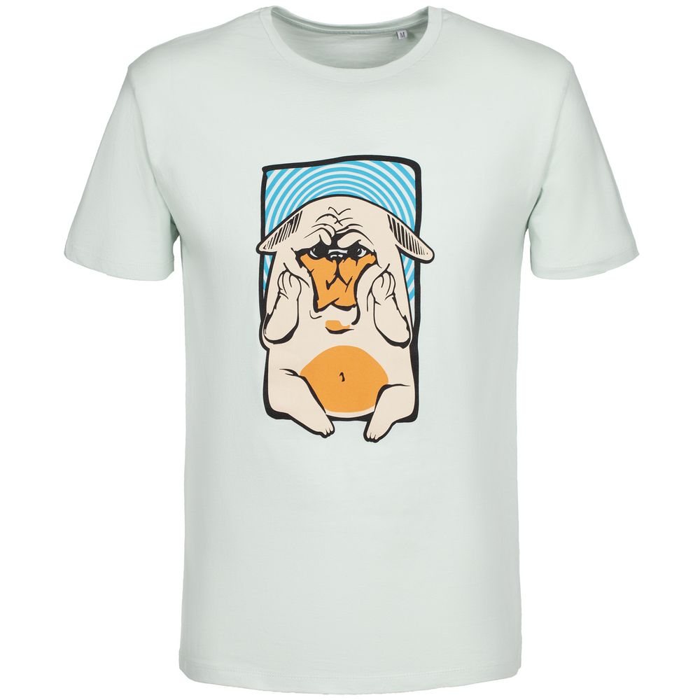 Футболка мужская Deep Thinker, зеленая с логотипом