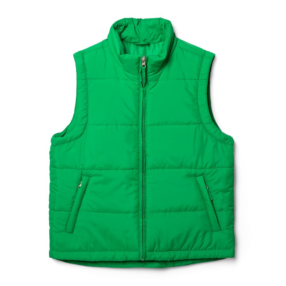Жилет детский Kama Kids, зеленый с логотипом