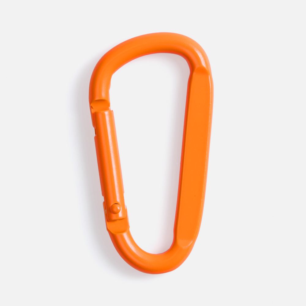 Карабин Raby, оранжевый неон с логотипом