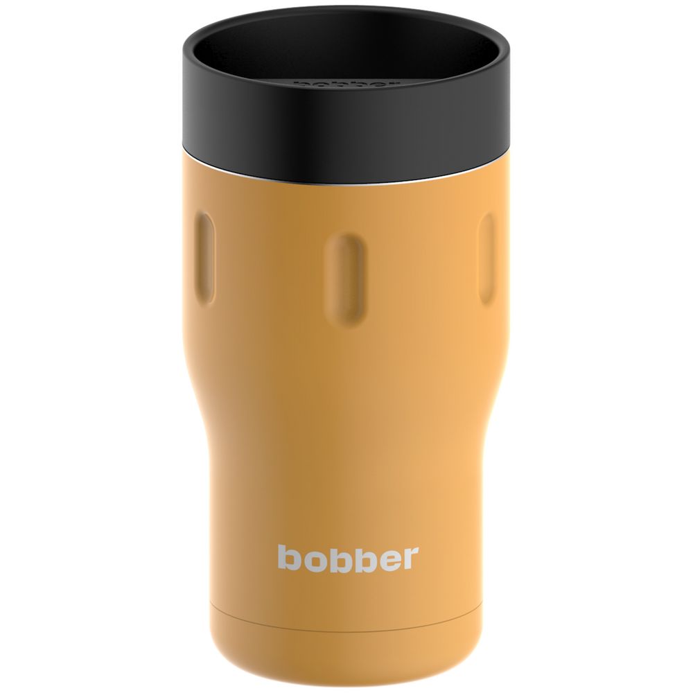 Термостакан Tumbler 350, вакуумный, оранжевый с логотипом