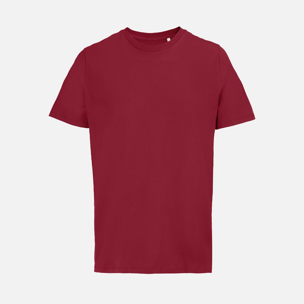 Футболка унисекс Legend, красная (бургунди) с логотипом
