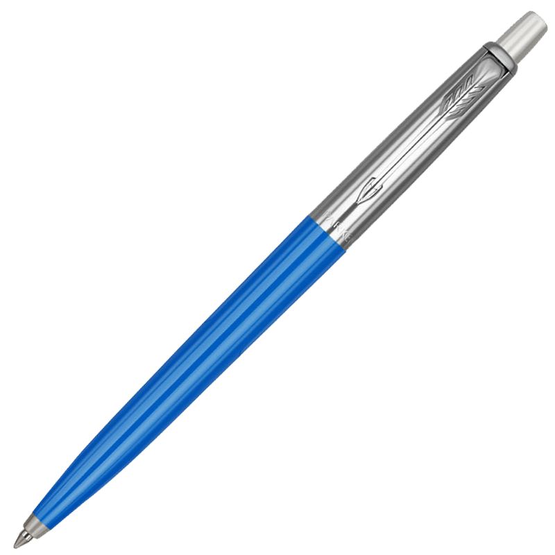 Ручка шариковая Parker Jotter Originals Blue Chrome CT, синяя с логотипом