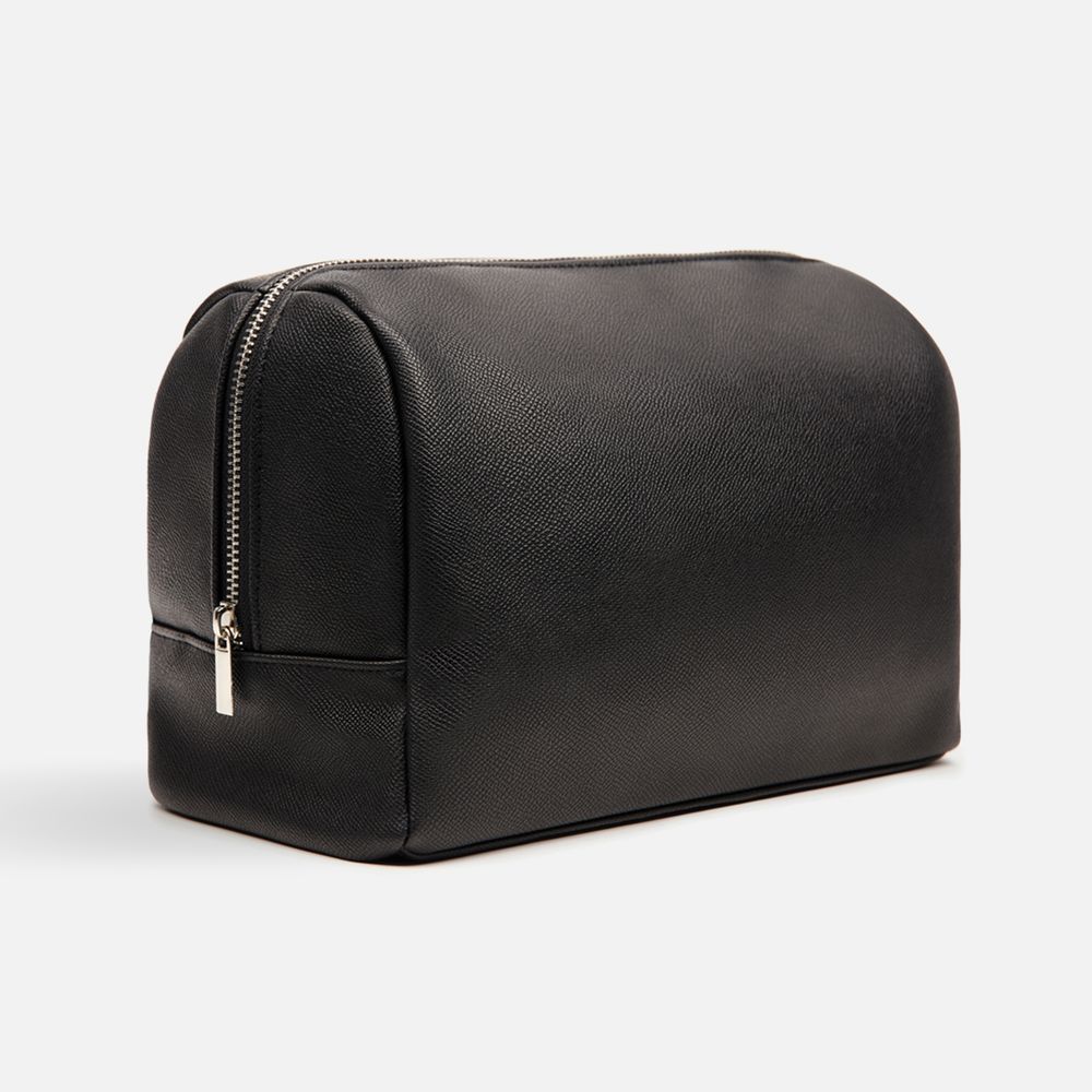 Косметичка Bermond, черная с логотипом