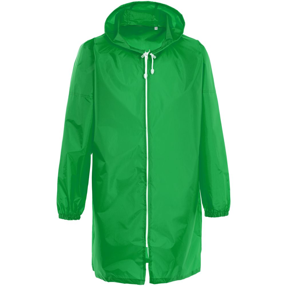 Дождевик Rainman Zip, зеленый с логотипом