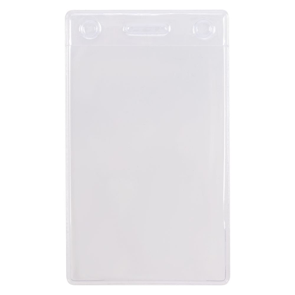 Карман для бейджа Lucent, вертикальный с логотипом