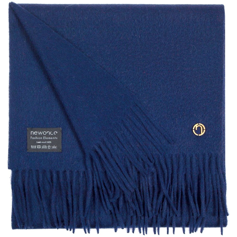 Шарф Noble, ярко-синий с логотипом