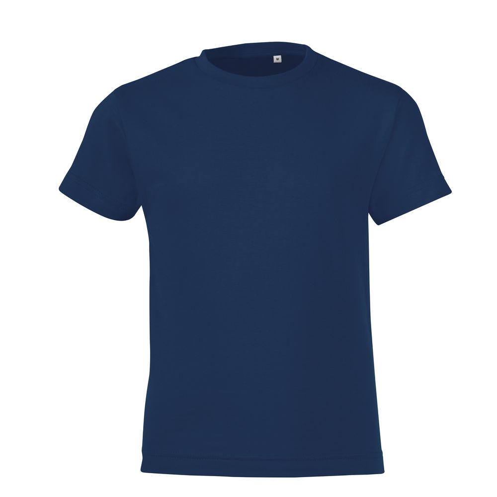 Футболка детская Regent Fit Kids, кобальт (темно-синяя) с логотипом