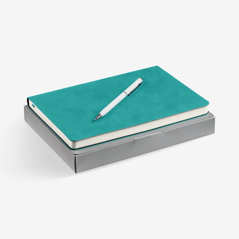 Набор Romano, бирюзовый с логотипом