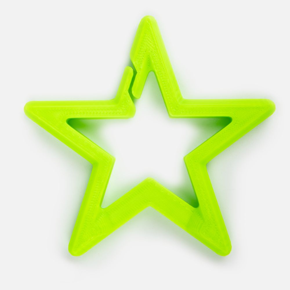 Брелок Impreso, 3D-печать на заказ, звезда с логотипом