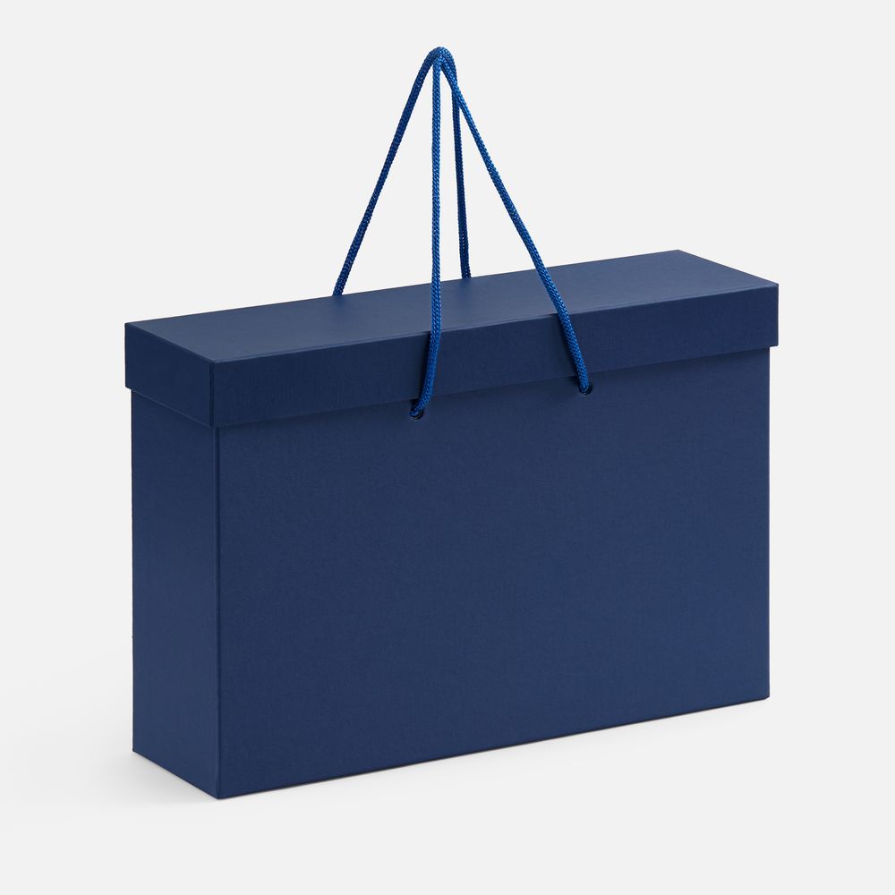 Коробка Handgrip, горизонтальная, темно-синяя с логотипом