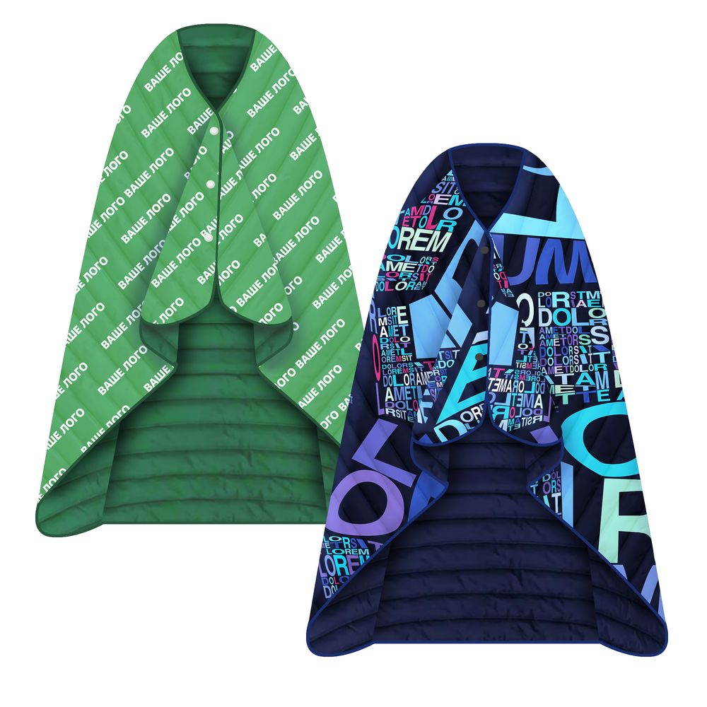 Плед-пончо Blanket Print на заказ с логотипом