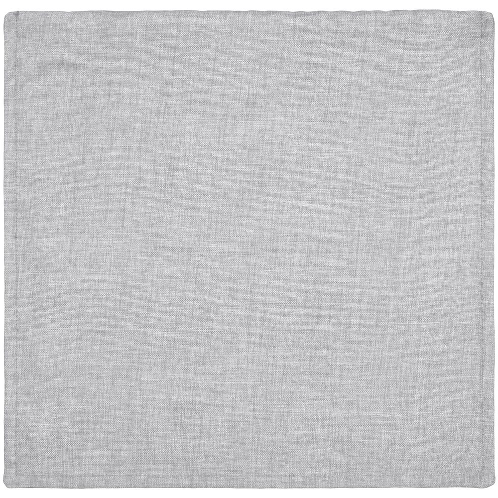 Наволочка Settle In, серая с логотипом