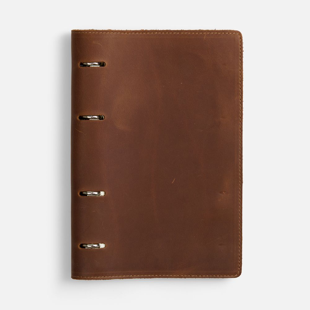 Ежедневник inStream, недатированный, коричневый с логотипом