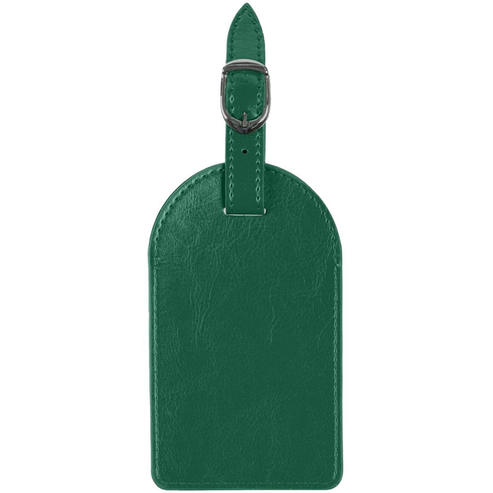 Бирка багажная Nebraska, зеленая с логотипом