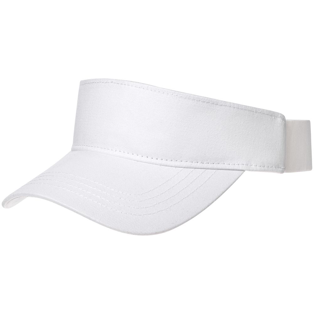 Козырек Viseros, белый с логотипом