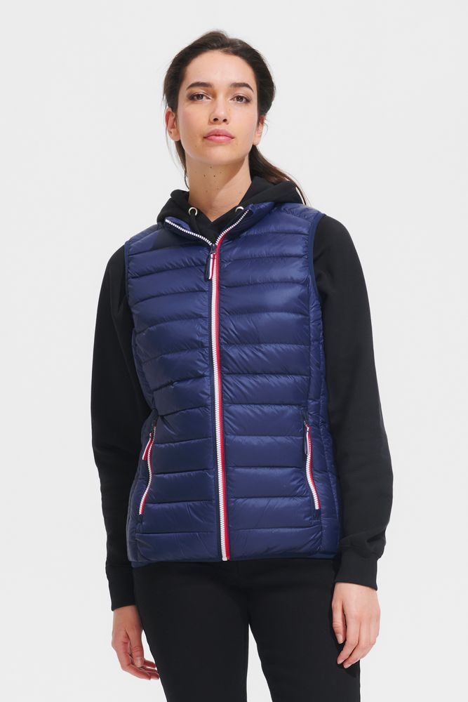 Жилет женский Victoire BW Women, темно-синий с логотипом