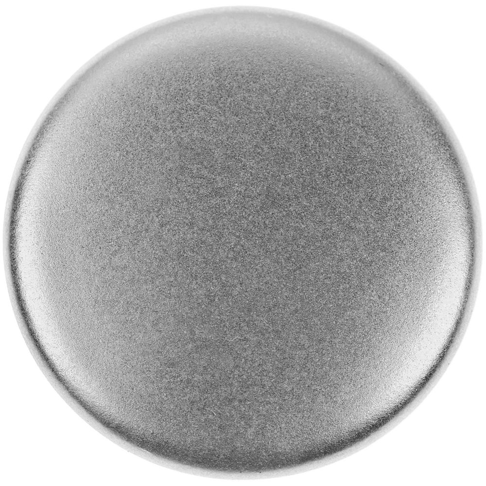 Кнопка Clavis, M, серебристая с логотипом