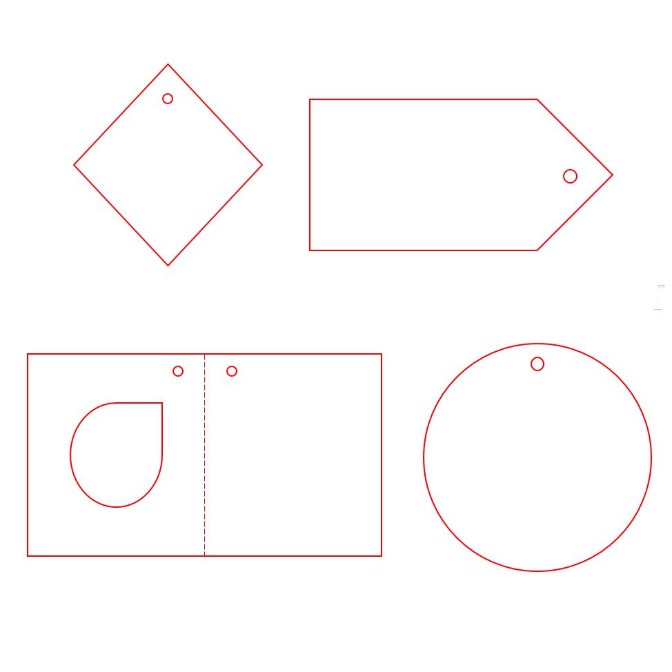 Заготовка из бумаги Paper, M с логотипом