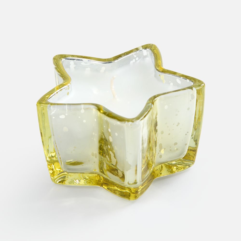 Свеча Wishlight, золотистая с логотипом