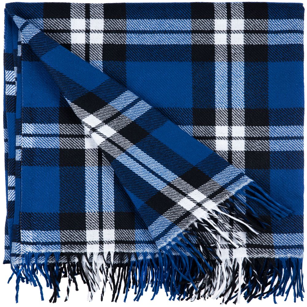 Плед «Валдай», синий с логотипом