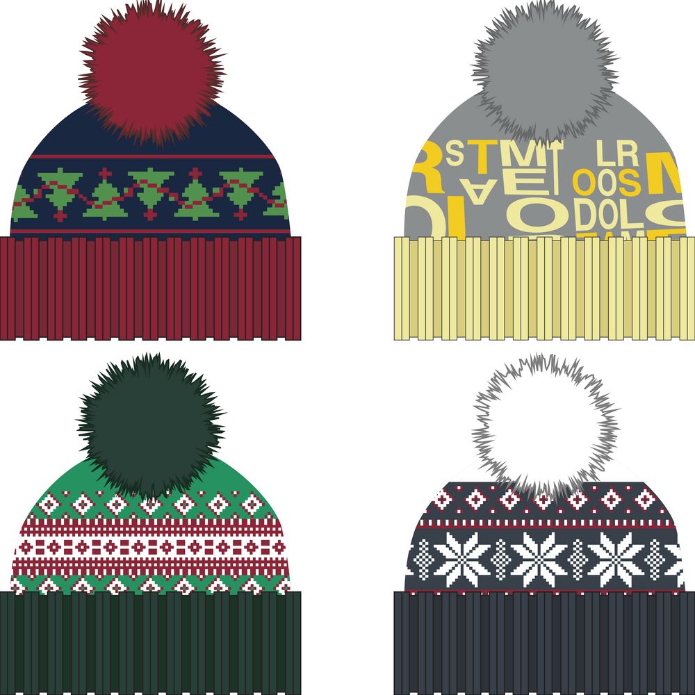 Шапка Joyful на заказ, акрил с логотипом