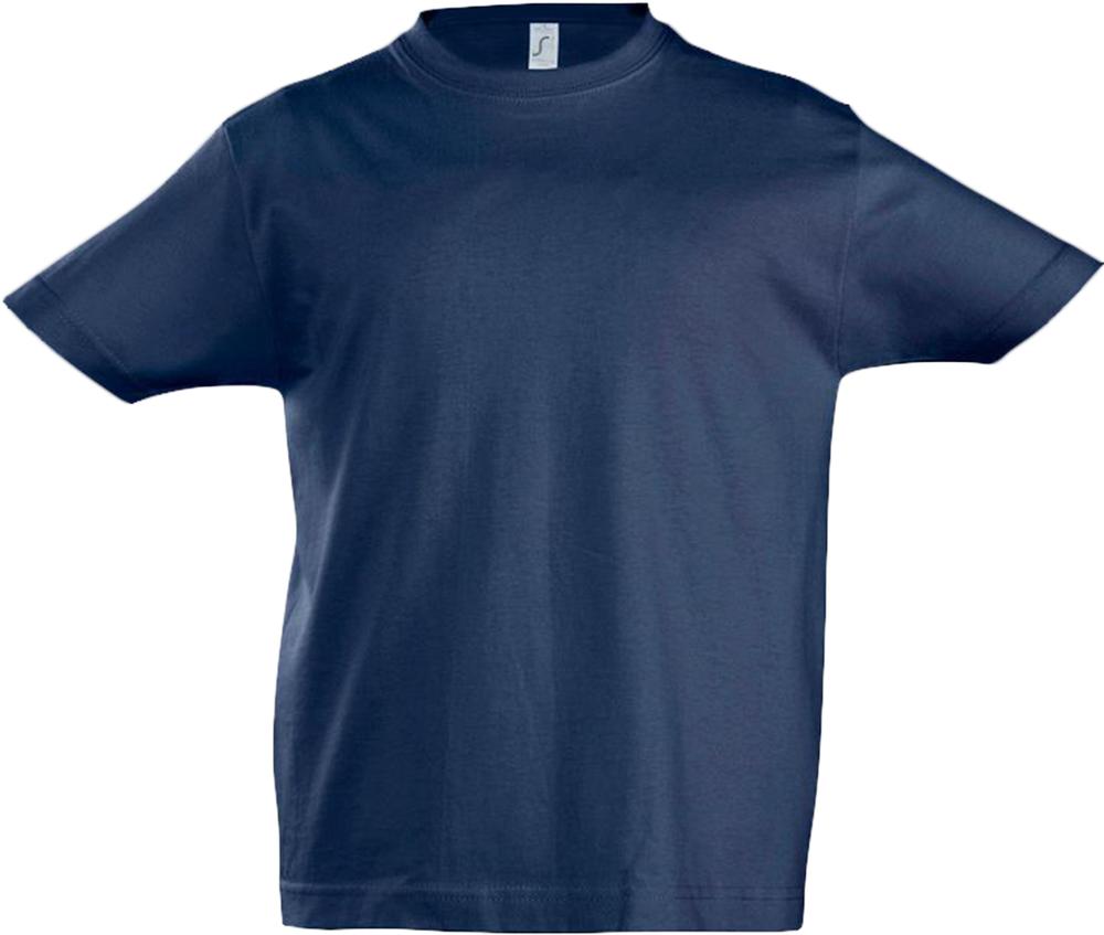 Футболка детская Imperial Kids, кобальт (темно-синяя) с логотипом