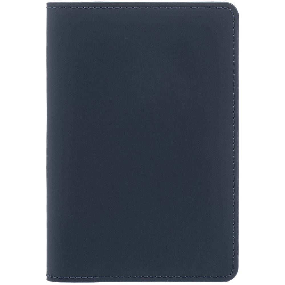 Обложка для паспорта Alaska, синяя с логотипом